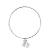 Belle & Bee Midi bangle with fingerprint charm