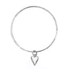 Belle & Bee Midi bangle chunky heart charm