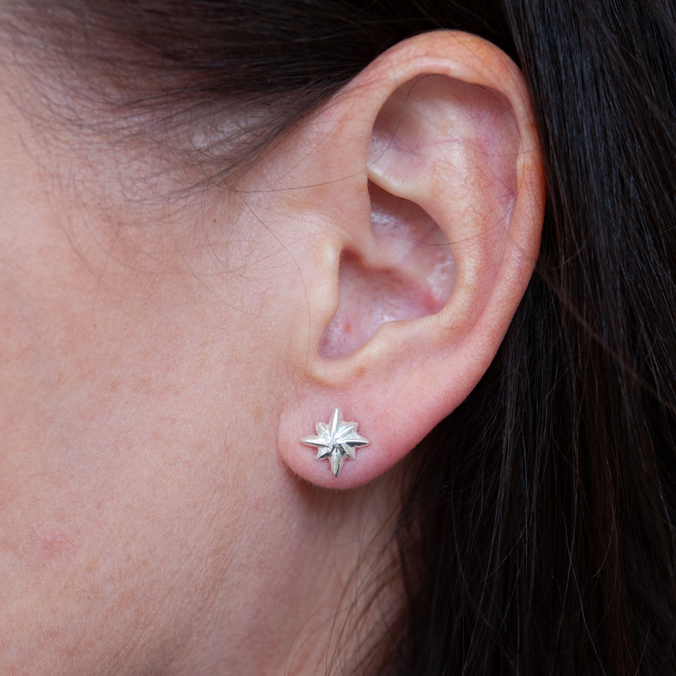Belle & Bee Baby North Star earrings