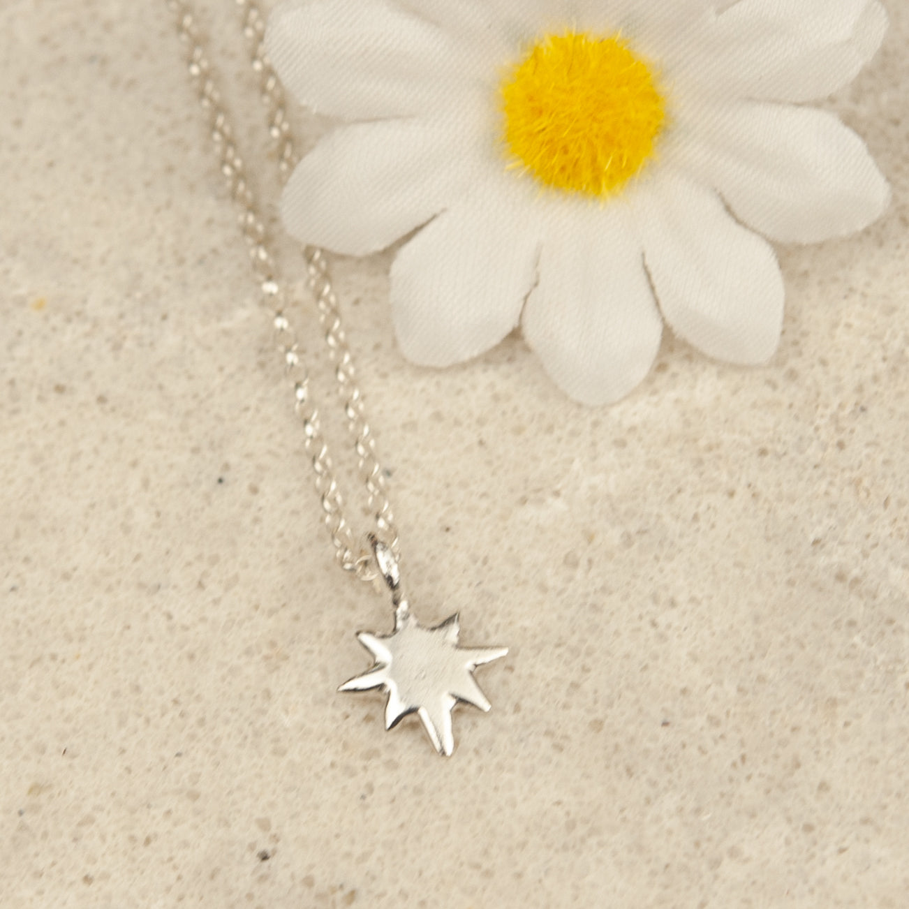 Belle & Bee baby north star necklace