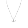 Belle & Bee Sterling Trace Chain Necklace with Bumble Bee Charm