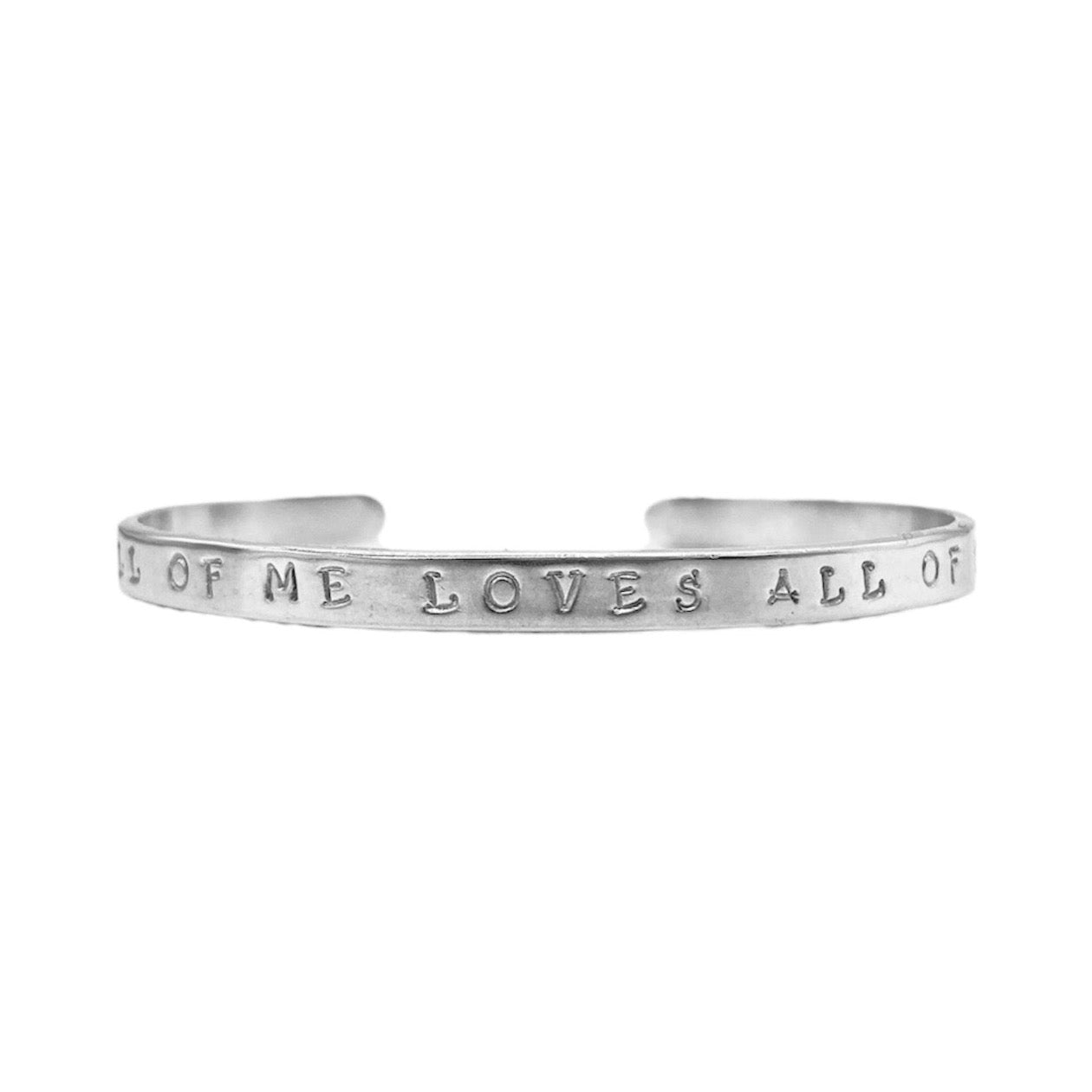 Belle & Bee Sterling Silver Personalised cuff