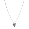 Belle & Bee Sterling silver Maxi Heart necklace
