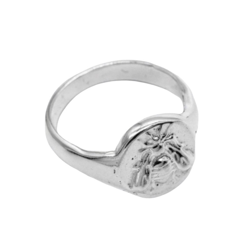 Belle & Bee silver bumble bee ring