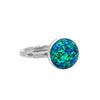 Belle & Bee Blue Green Opal ring