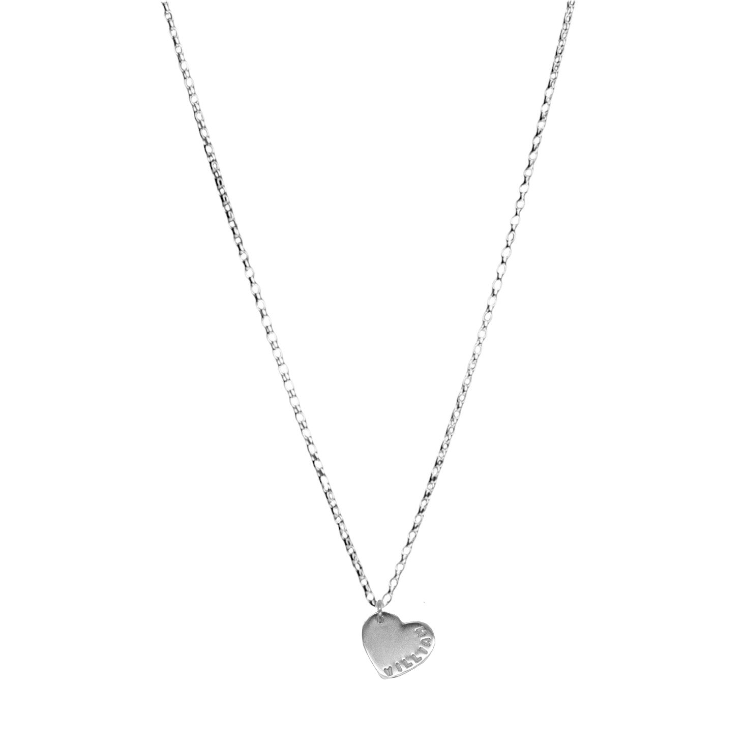 Belle & Bee Name heart necklace