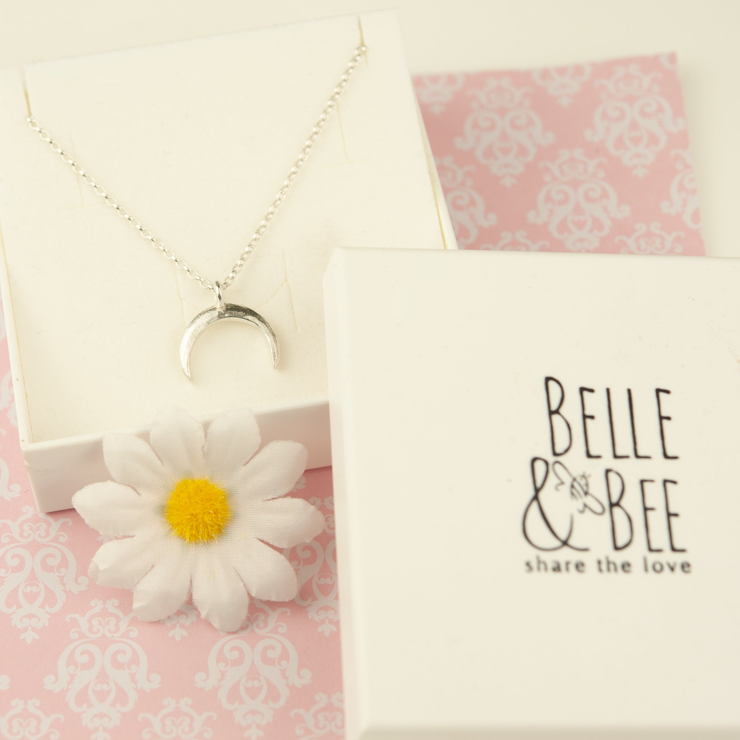 Belle & Bee moon necklace