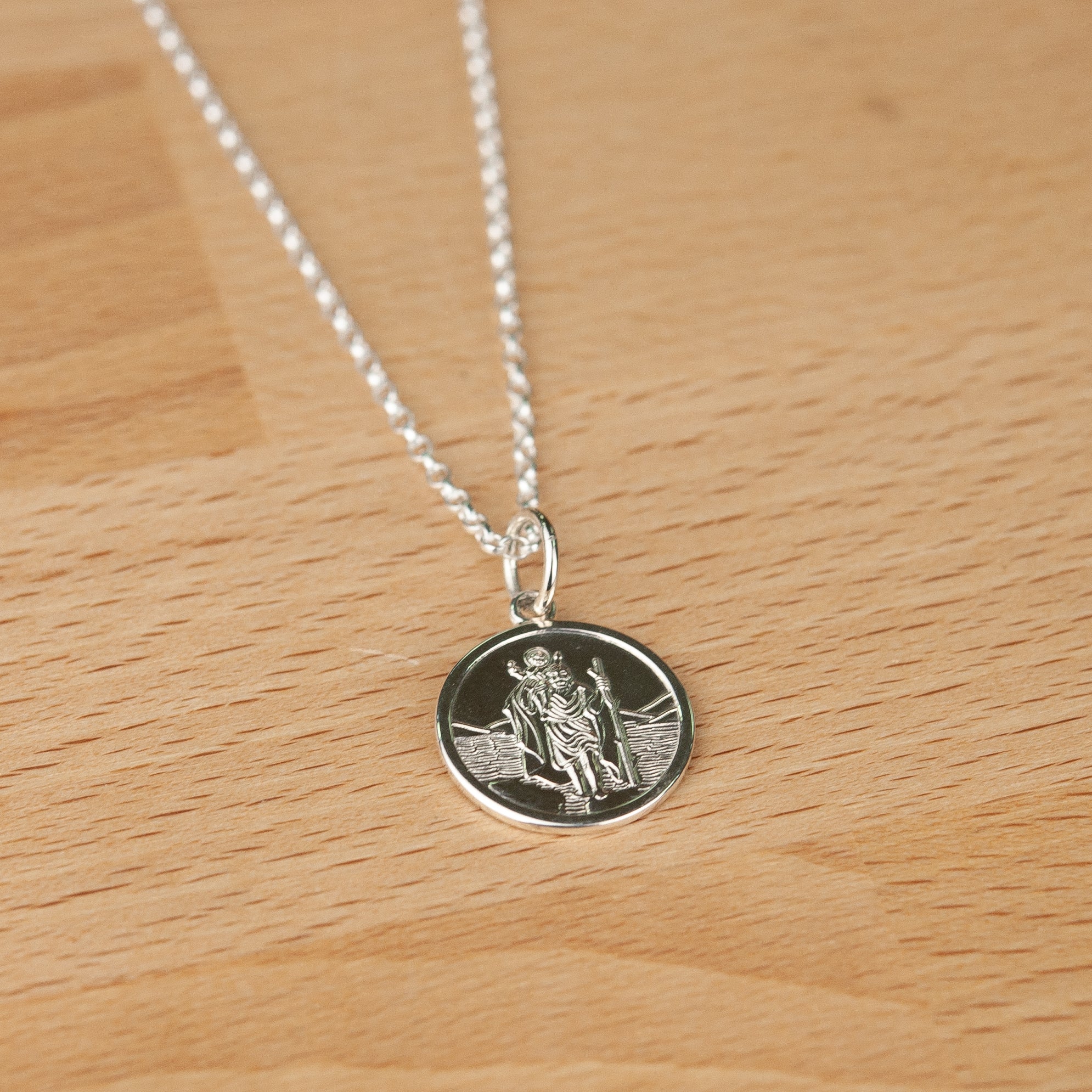 Belle & Bee St Christopher necklace