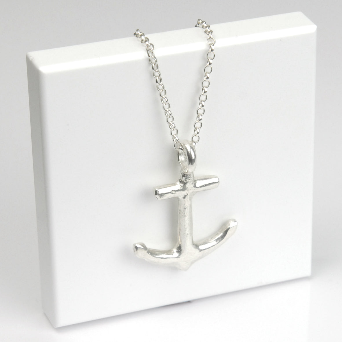 Belcher Chain with Large Chunky Anchor Charm