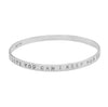 Belle & Bee Personalised Midi message bangle