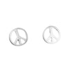 Belle & Bee peace sign earrings