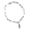 Belle & Bee mini feather trace chain bracelet