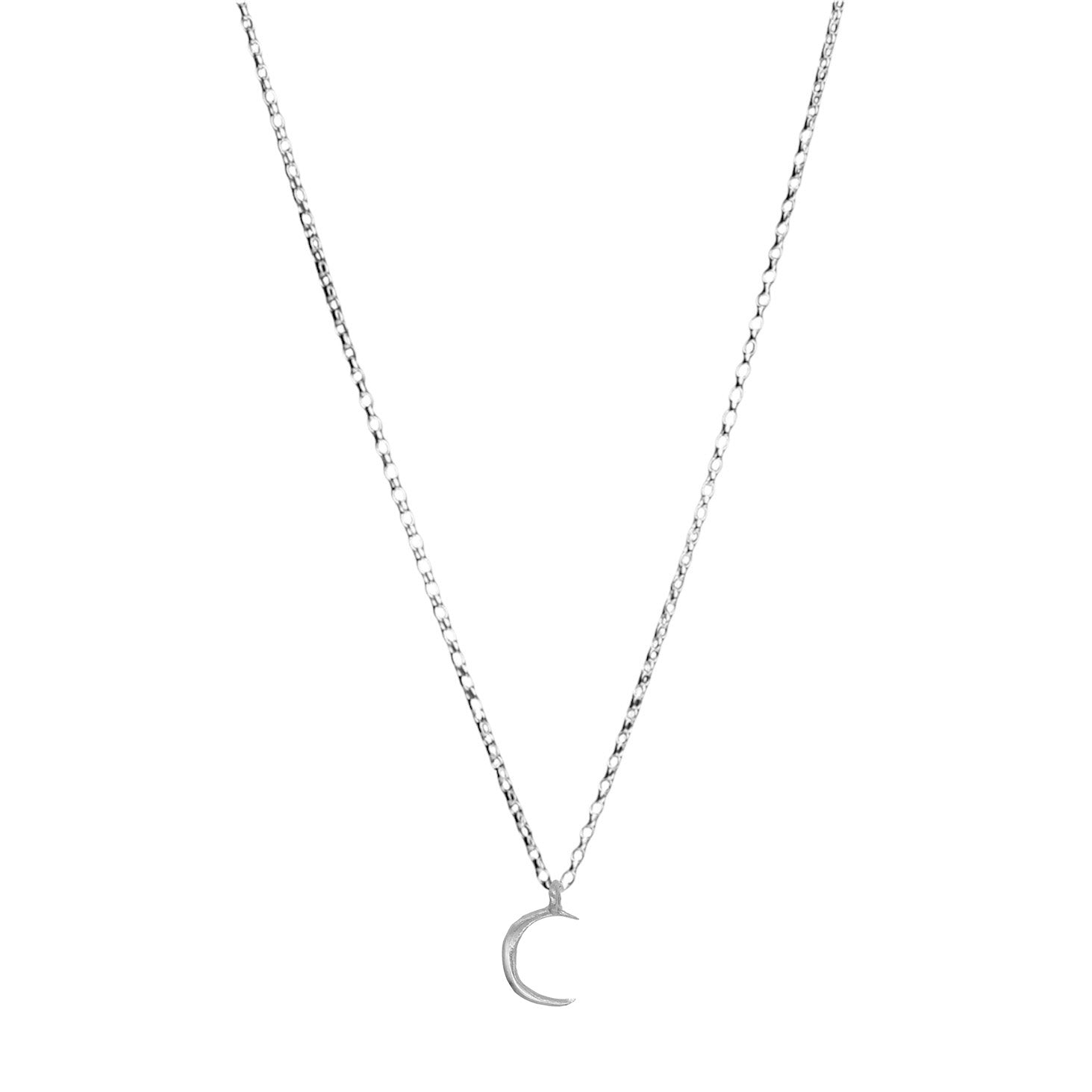 Sterling silver sales crescent moon charm