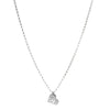 Belle & Bee handprint etched charm necklace