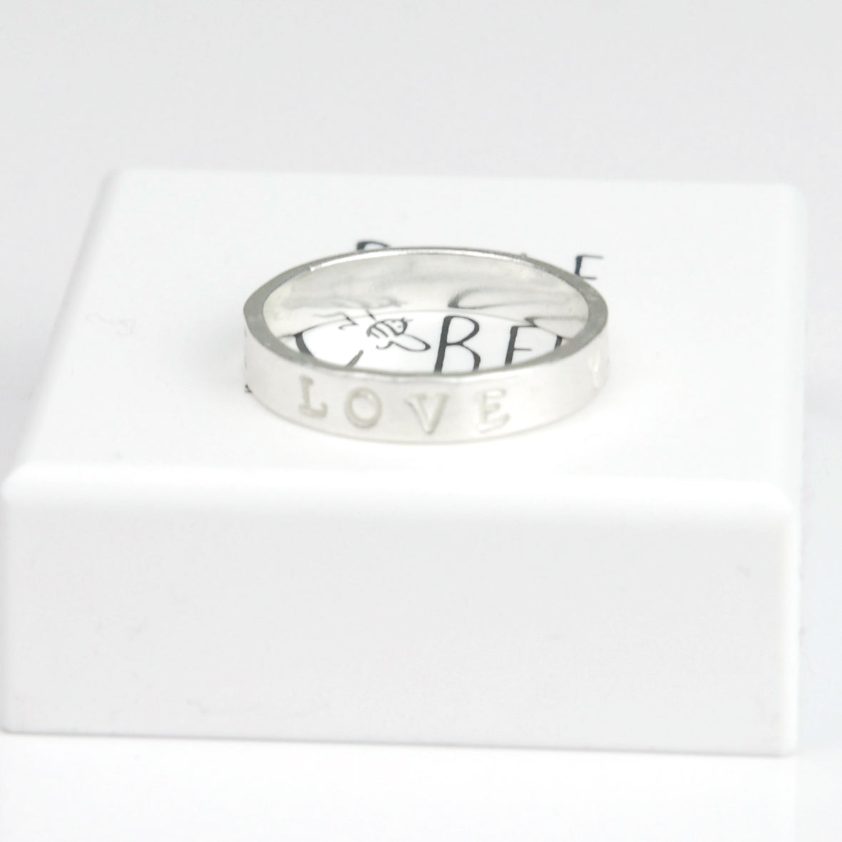 Belle & Bee Personalised Sterling Silver Ring