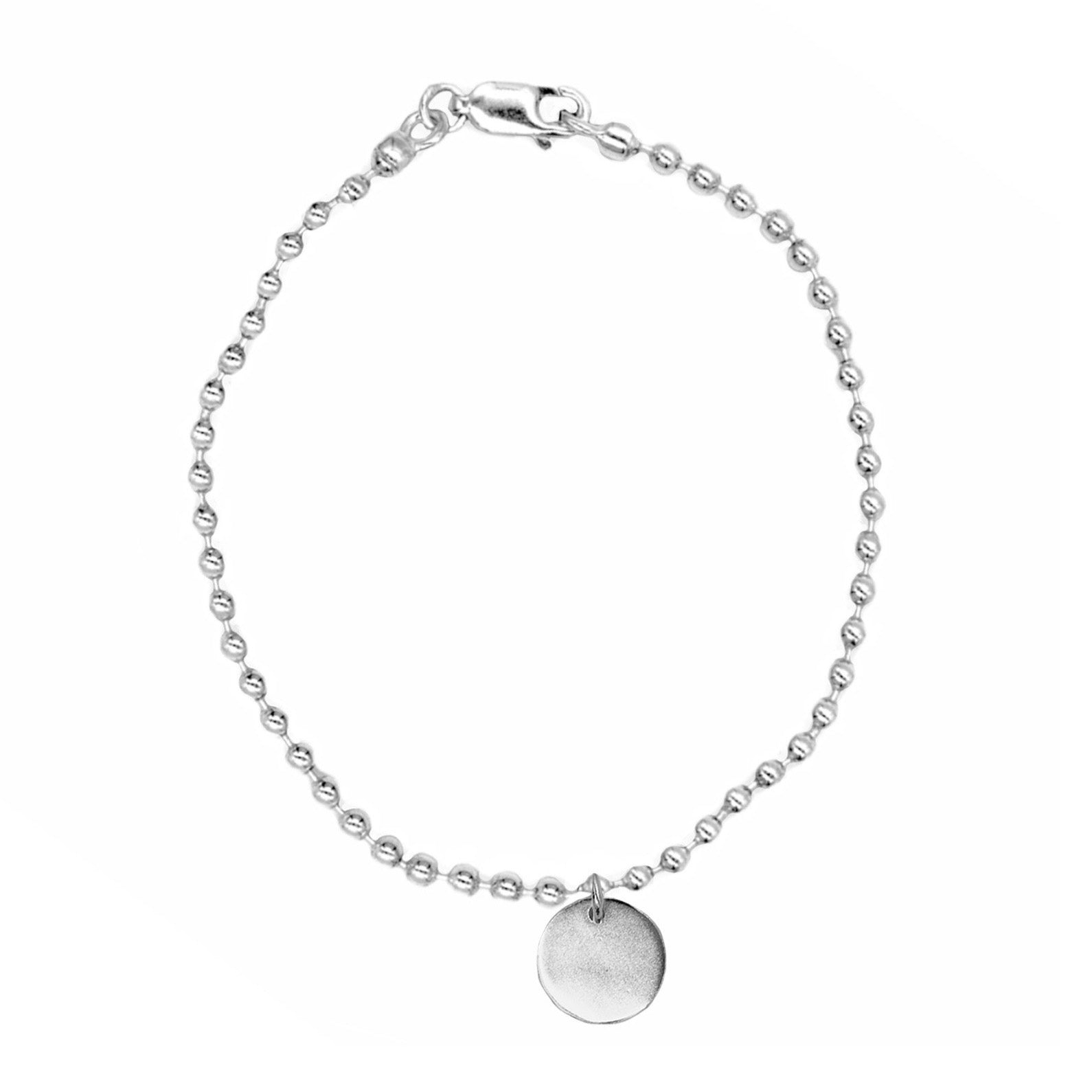 Belle & Bee Ball bracelet with disc charm