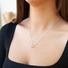 Belle & Bee Gold Love Loop necklace