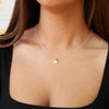 Belle & Bee Silver necklace with Gold star charm