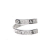 Belle & Bee sterling silver wrap ring