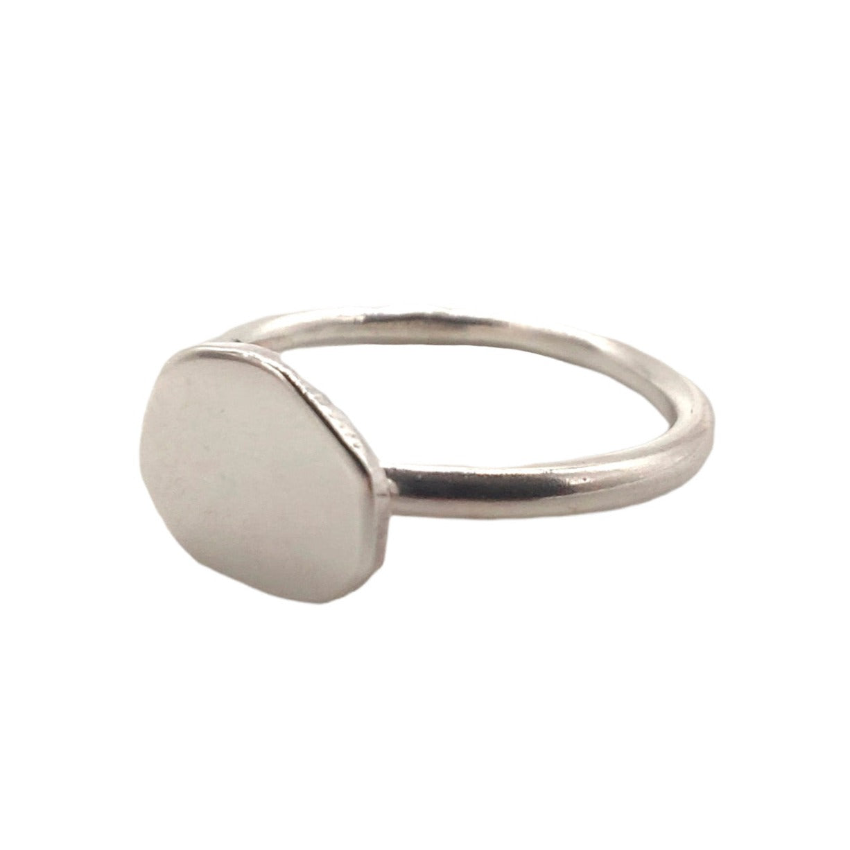 Belle & Bee Sterling Silver Pebble Ring