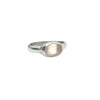 Silver Rose Quartz Baby Princess Ring