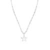 Belle & Bee Sterling Silver star trace chain necklace