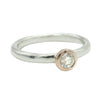 Belle & Bee Diamond Gold & Silver ring